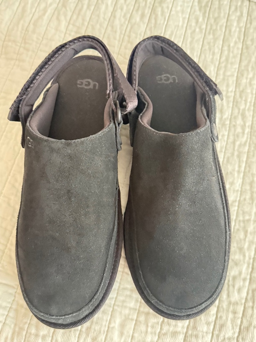 New UGG Goldenstar Clog Black Kids 6 / Women's 7.5